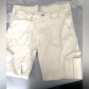 White Fox Off-White Khaki Cargos